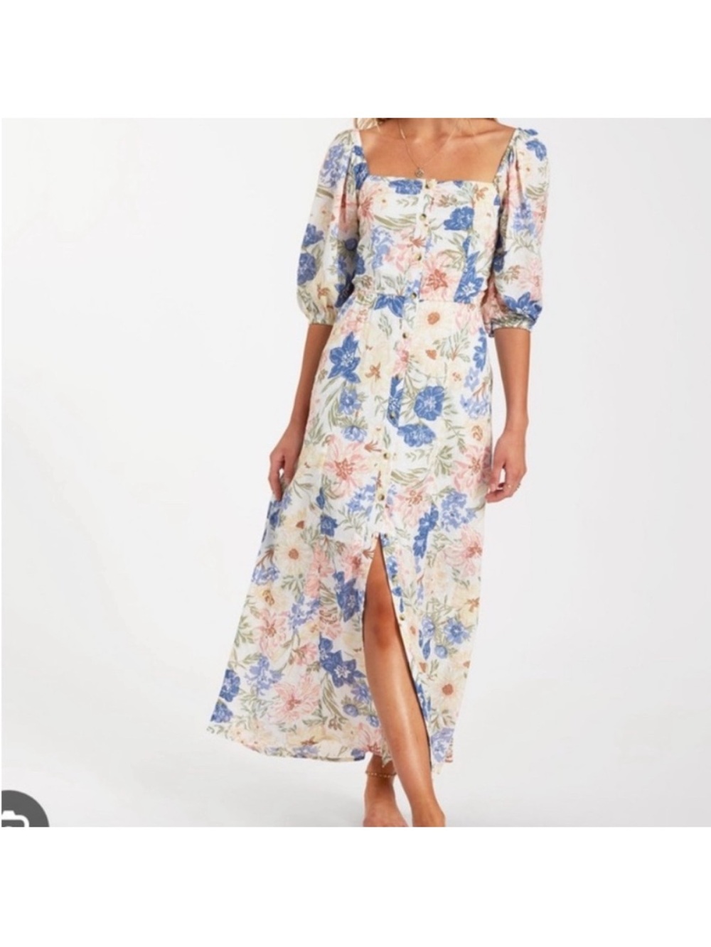 Billabong Dreamer Floral Maxi Dress Medium